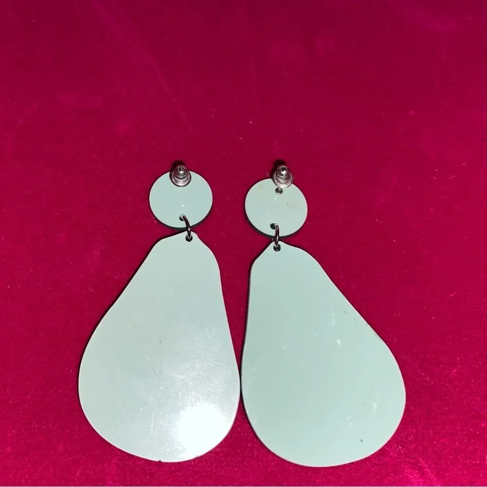 Large Pop Art Style Avocado earrings